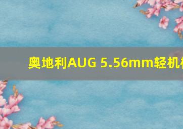 奥地利AUG 5.56mm轻机枪